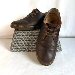 Dr. Martens Coranodo Brown Leather Lace Up Oxford Casual Shoes Men Size 9 Wms 10